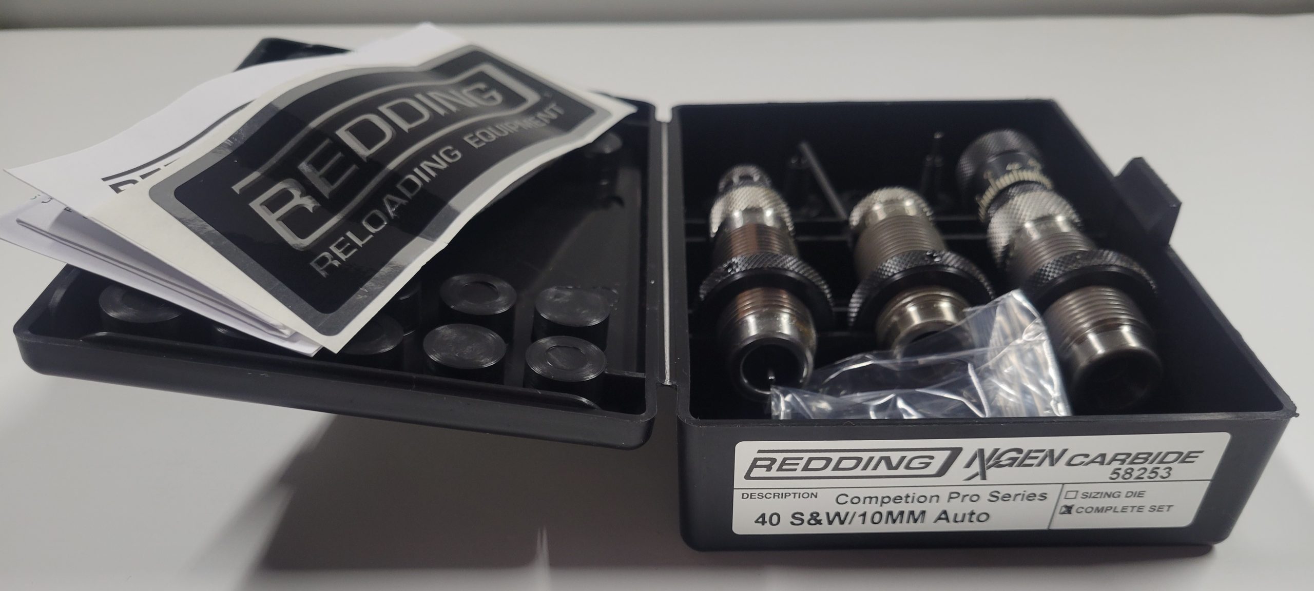 58253 Redding NxGEN Carbide Competition PRO SERIES Set 40 S&W/10MM Auto