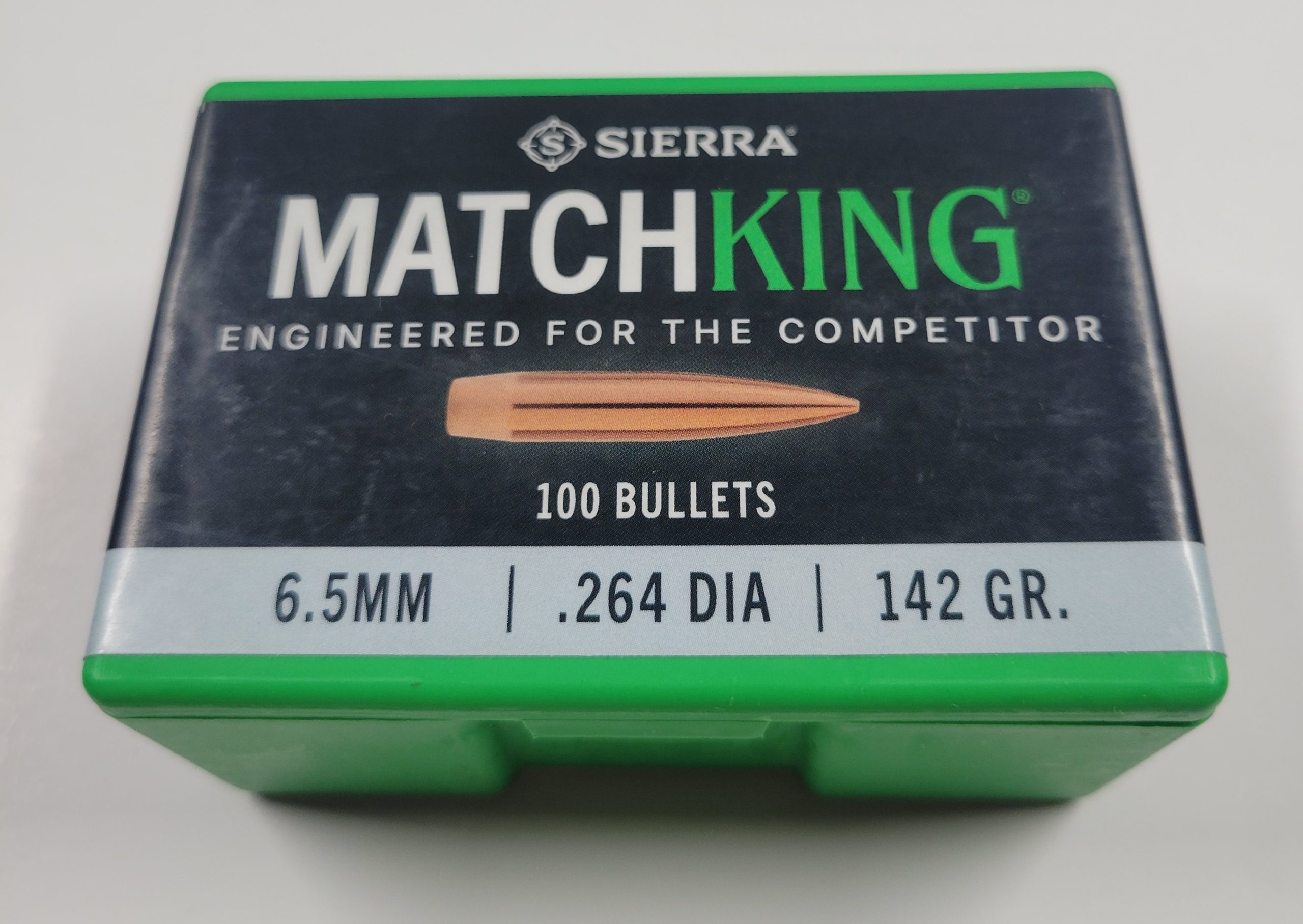 1742 Sierra 6.5 / 264 Cal 142gr HPBT MatchKing Bullets - 100 Ct.