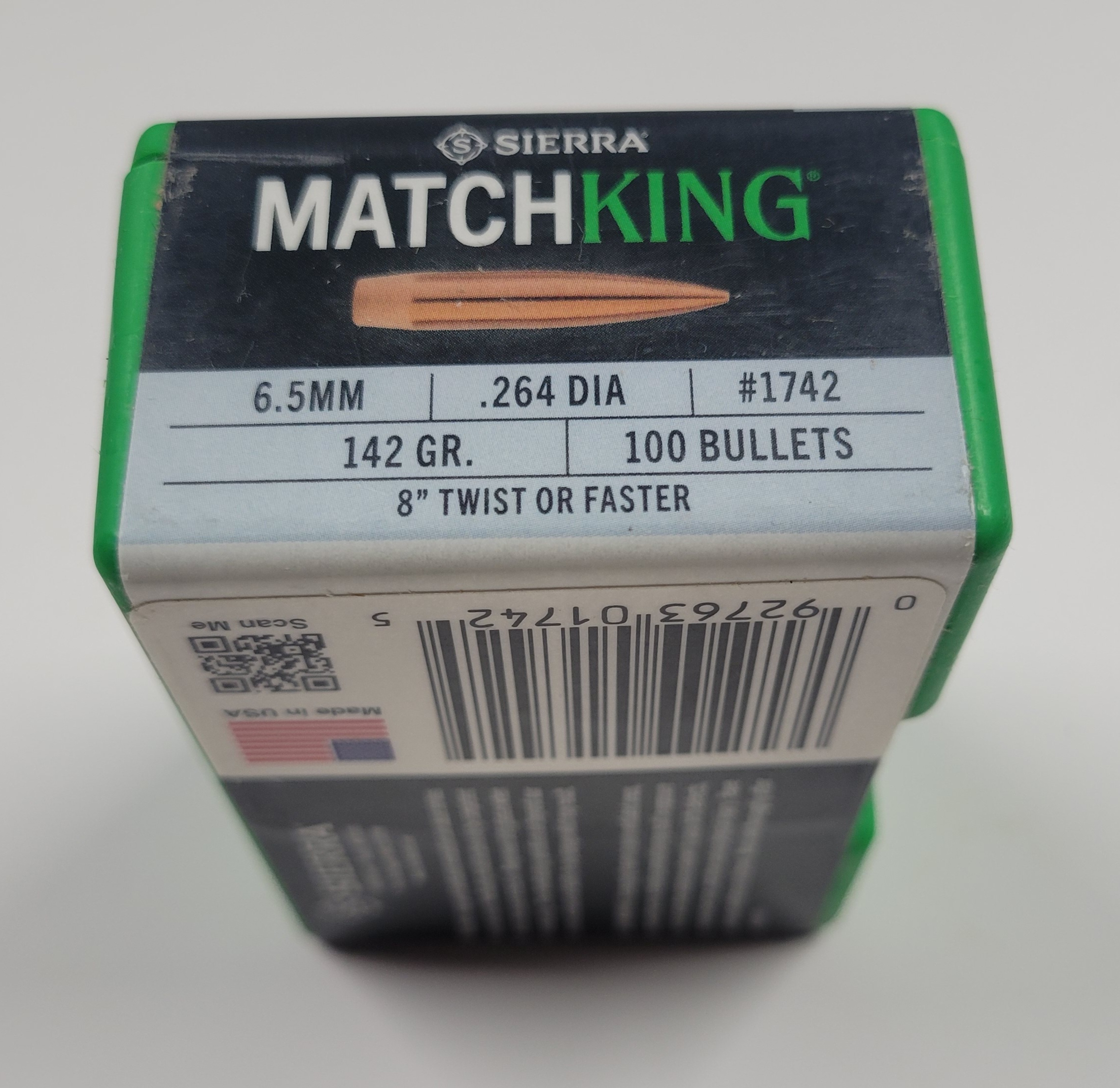1742 Sierra 6.5 / 264 Cal 142gr HPBT MatchKing Bullets