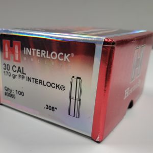 3060 Hornady 30 Cal .308 170 gr FP Interlock® Bullets Box of 100