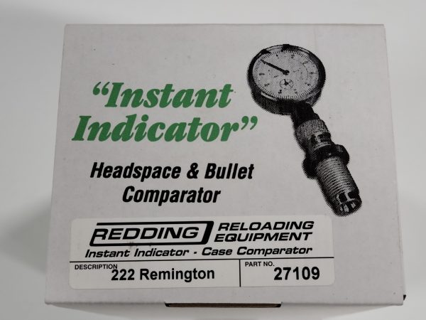 27109 Redding Instant Indicator 222 Remington