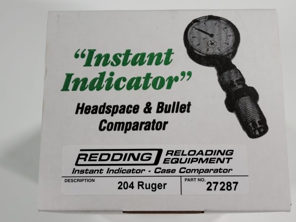 27287 Redding Instant Indicator 204 Ruger