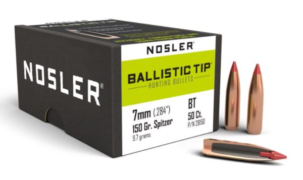 28150 B Nosler 7mm .284" 150 GR BALLISTIC TIP HUNTING 50 count