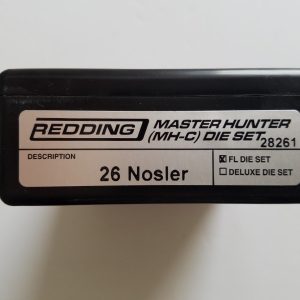 28261 Redding Master Hunter Die Set 26 Nosler