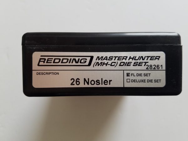 28261 Redding Master Hunter Die Set 26 Nosler