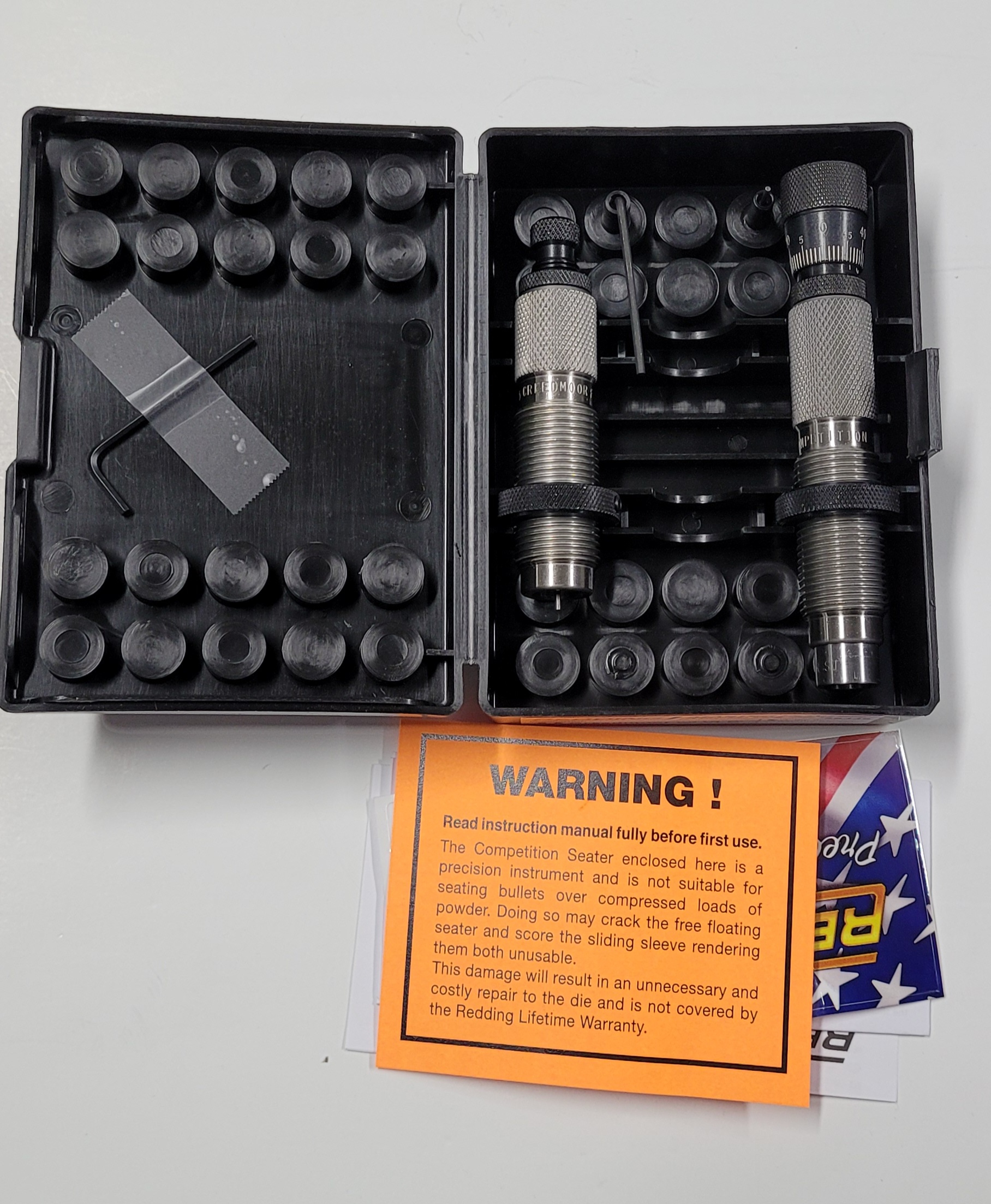 28446 Redding Master Hunter Die Set 6.5 Creedmoor w/ VLD Stem - Image 2