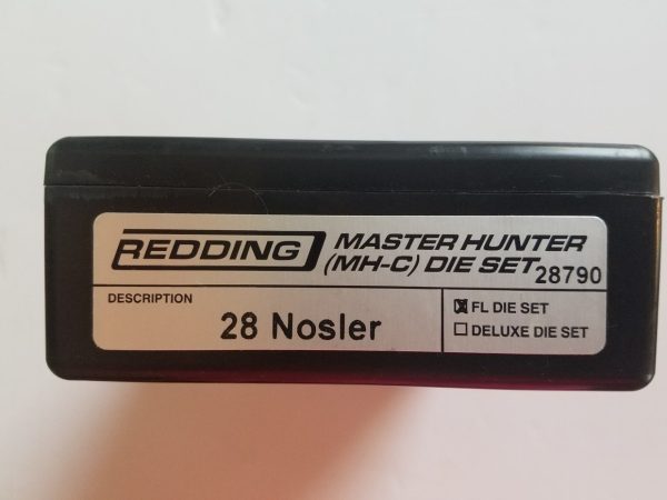28790 Redding Master Hunter Die Set 28 Nosler