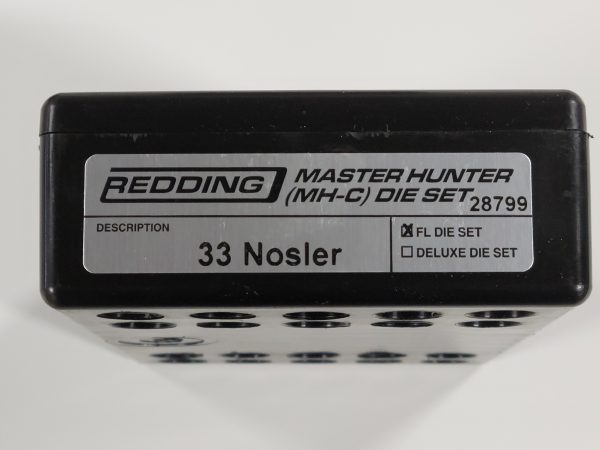 28799 Redding Master Hunter Die Set 33 Nosler