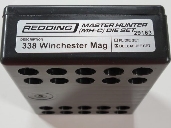 29163 Redding Master Hunter Deluxe Die Set 338 Winchester Magnum