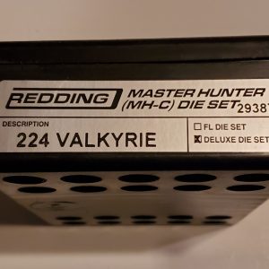 29387 Redding Master Hunter Deluxe Die Set 224 Valkyrie