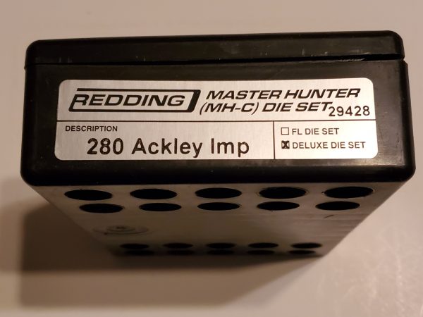 29428 Redding Master Hunter Deluxe Die Set 280 Ackley Improved
