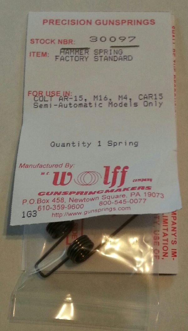 30097 WOLFF M4 AR15 M16 STANDARD Power HAMMER Spring