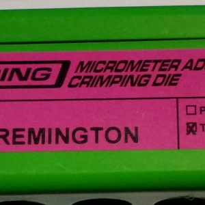 31111 Redding Micro-Adjustable Taper Crimp Die 223 Rem 5.56
