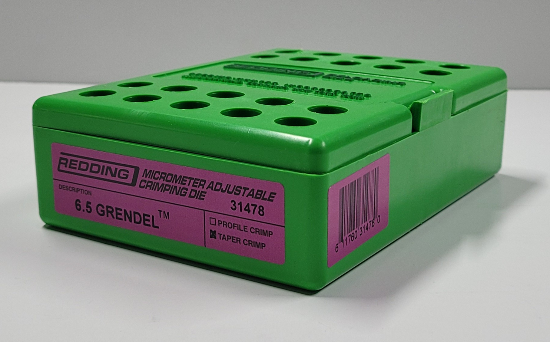 31478 Redding Micro-Adjustable Profile Crimp Die 6.5 Grendel