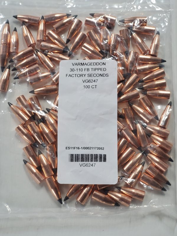 34057B Nosler Ballistic Tip .308" 110 gr Varmageddon Bullets 100
