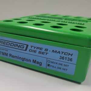 36136 Redding Type-S Match Bushing Full Die Set 7mm Remington Magnum