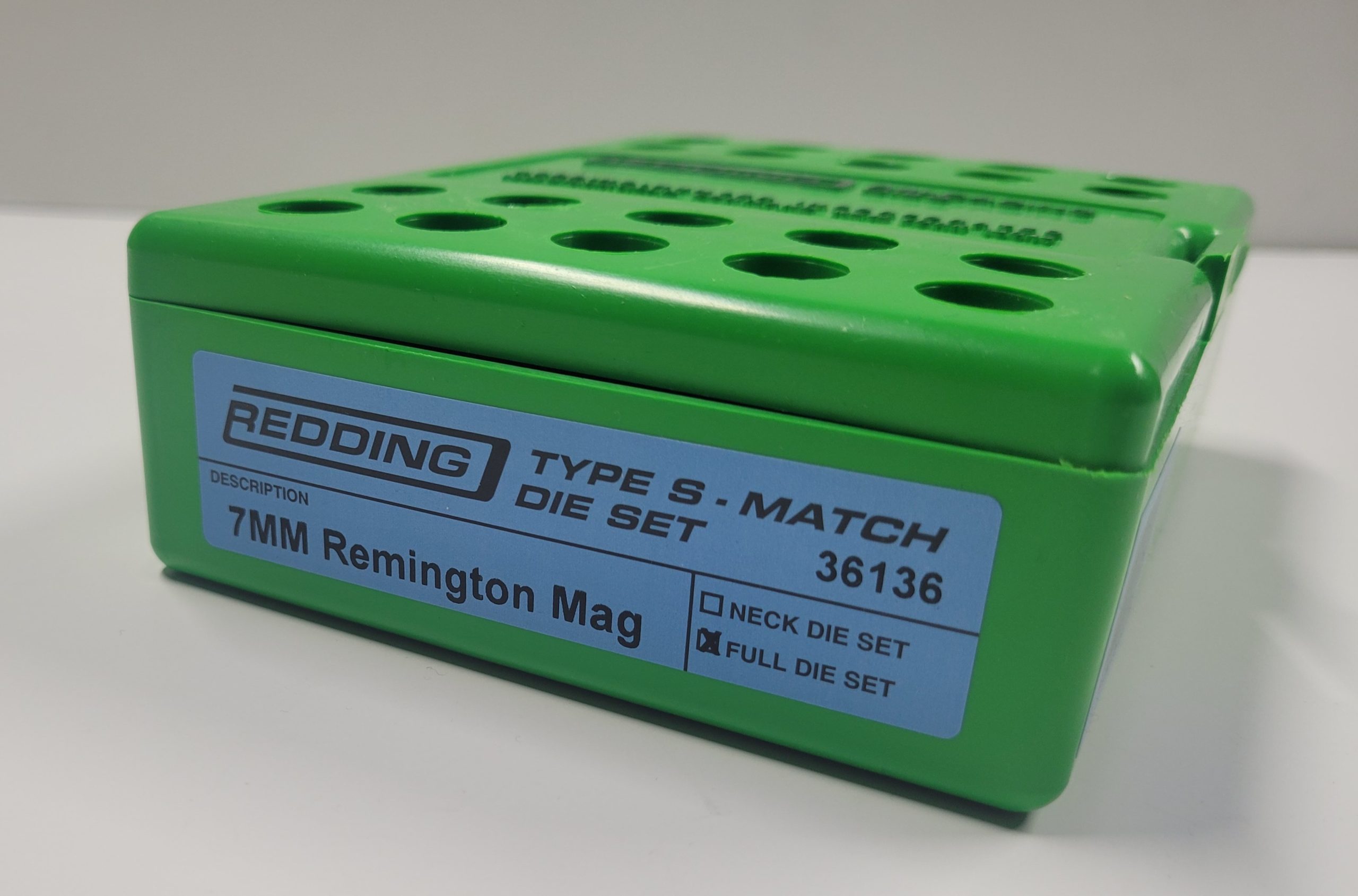 36136 Redding Type-S Match Bushing Full Die Set 7mm Remington Magnum