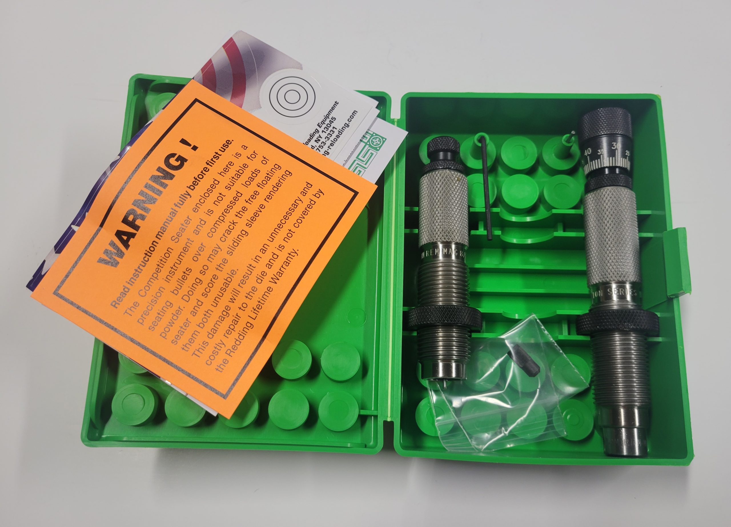 36136 Redding Type-S Match Bushing Full Die Set 7mm Remington Magnum