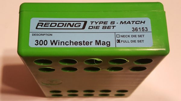 36153 Redding Type-S Match Bushing Full Die Set 300 Win Mag