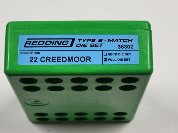 36302 Redding Type-S FL Bushing Die Set 22 Creedmoor
