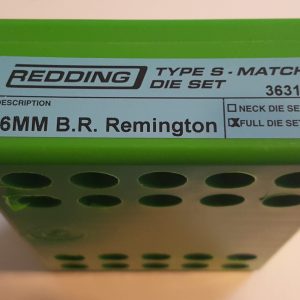 36317 Redding Type-S Match Bushing Full Die Set 6mm BR Remington