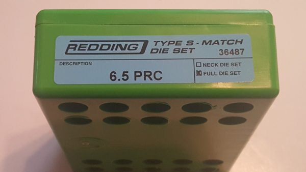 36487 Redding Type-S Match Bushing Full Die Set 6.5 PRC