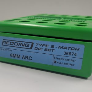 36674 Redding Type-S Match Bushing Full Die Set 6mm ARC