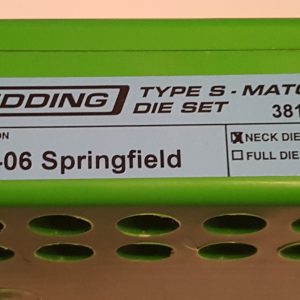 38148 Redding Type-S Match Bushing Neck Die Set 30-06 Springfield