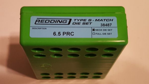 38487 Redding Type-S Match Bushing Neck Die Set 6.5 PRC