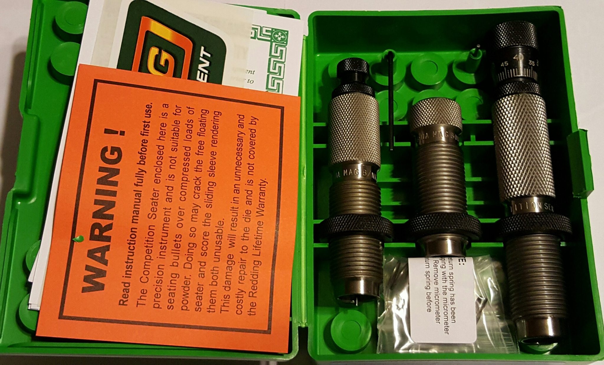 38594 Redding Type-S Match Bushing Neck Die Set 338 Lapua Magnum ...