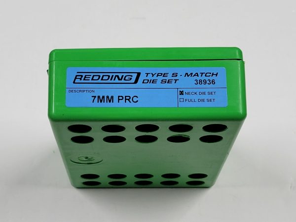 38936 Redding Type-S Match Bushing Neck Die Set 7mm PRC