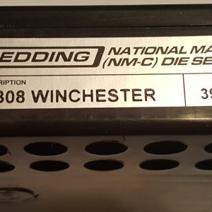 39155 Redding National Match Die Set 308 Winchester