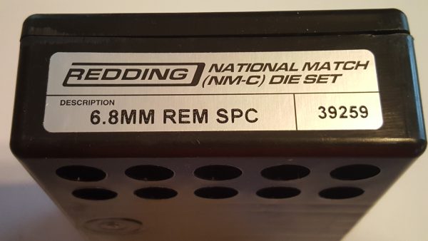 39259 Redding National Match Die Set 6.8mm Remington SPC