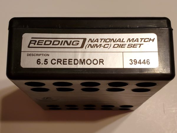 39446 Redding National Match Die Set 6.5 Creedmoor