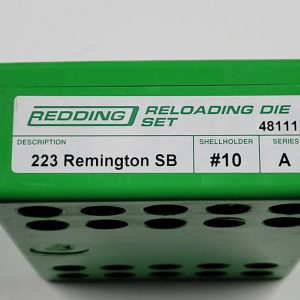 48111 Redding 2-Die SMALL BASE Full Length Die Set 223 Remington