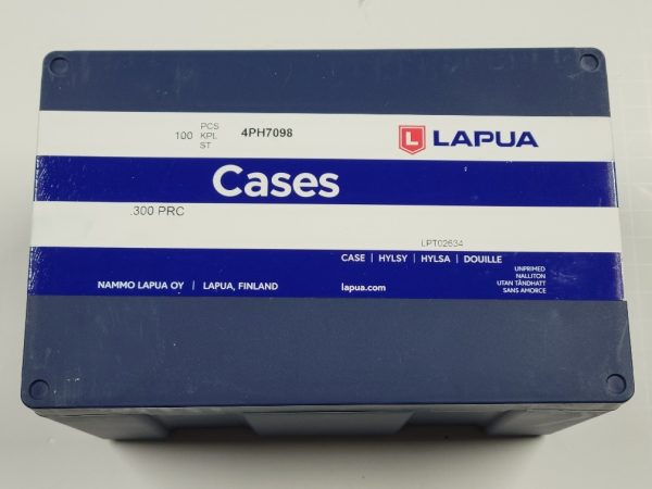 4PH7098 Lapua Brass 300 PRC Precision Rifle Cartridge 100 Count