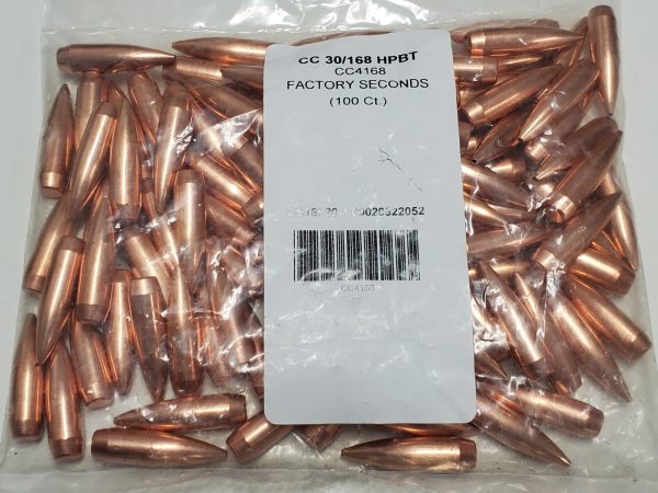 53164B Nosler 30 Caliber 168 gr Custom Competition HPBT BLEM 100