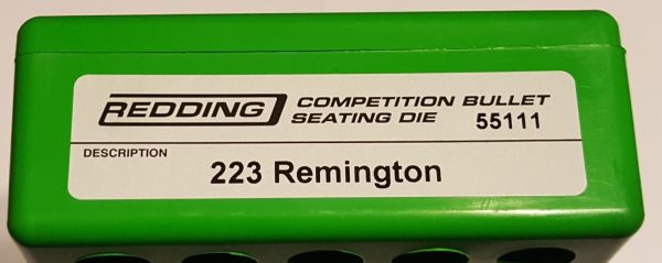 55111 Redding Competition Seating Die 223 Remington 5.56x45mm