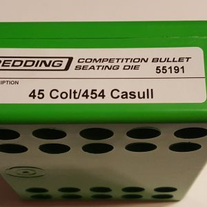 55191 Redding Competition Seating Die 45 Colt 454 Casull