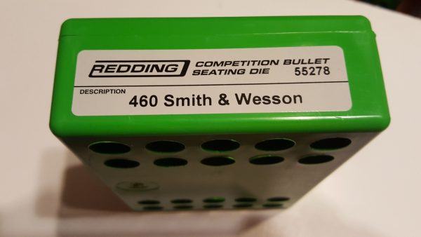 55278 Redding Competition Seating Die 460 Smith & Wesson Magnum