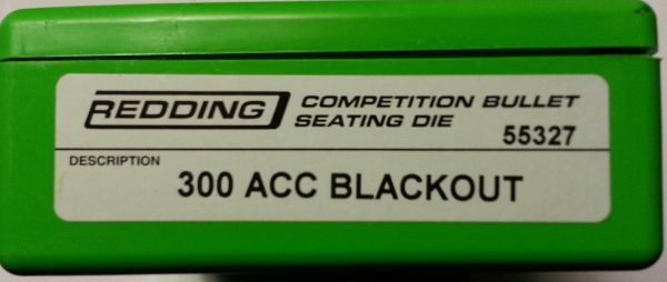55327 Redding Competition Seating Die 300 AAC Blackout