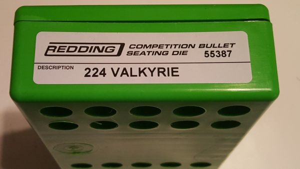 55387 Redding Competition Seating Die 224 Valkyrie