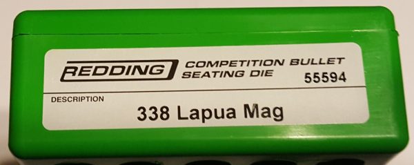 55594 Redding Competition Seating Die 338 Lapua Magnum