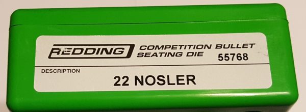 55768 Redding Competition Seating Die 22 Nosler