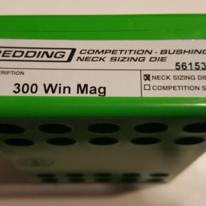 56153 Redding Competition Bushing Neck Die 300 Winchester Magnum