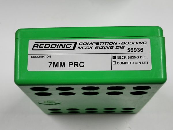 56936 Redding Competition Bushing Neck Die 7mm PRC