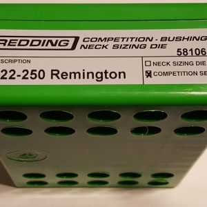 58106 Redding Competition Bushing Neck Die Set 22-250 Remington