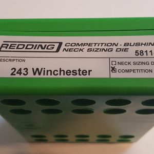 58114 Redding Type-S Competition Bushing Neck Die Set 243 Winchester
