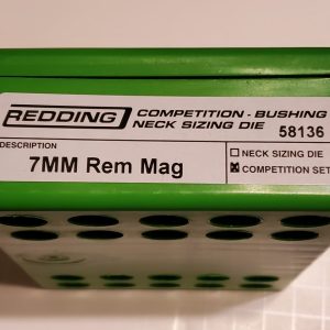 58136 Redding Type-S Competition Neck Die Set 7mm Remington Magnum