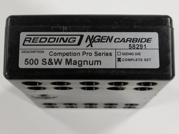 58291 Redding NxGEN Carbide Comp PRO SERIES Die Set 500 S&W Magnum